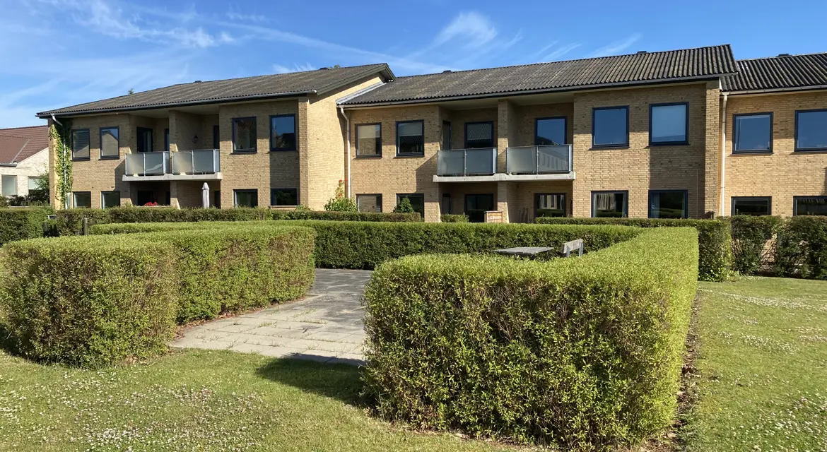 Fælles terrasse i afdelingen