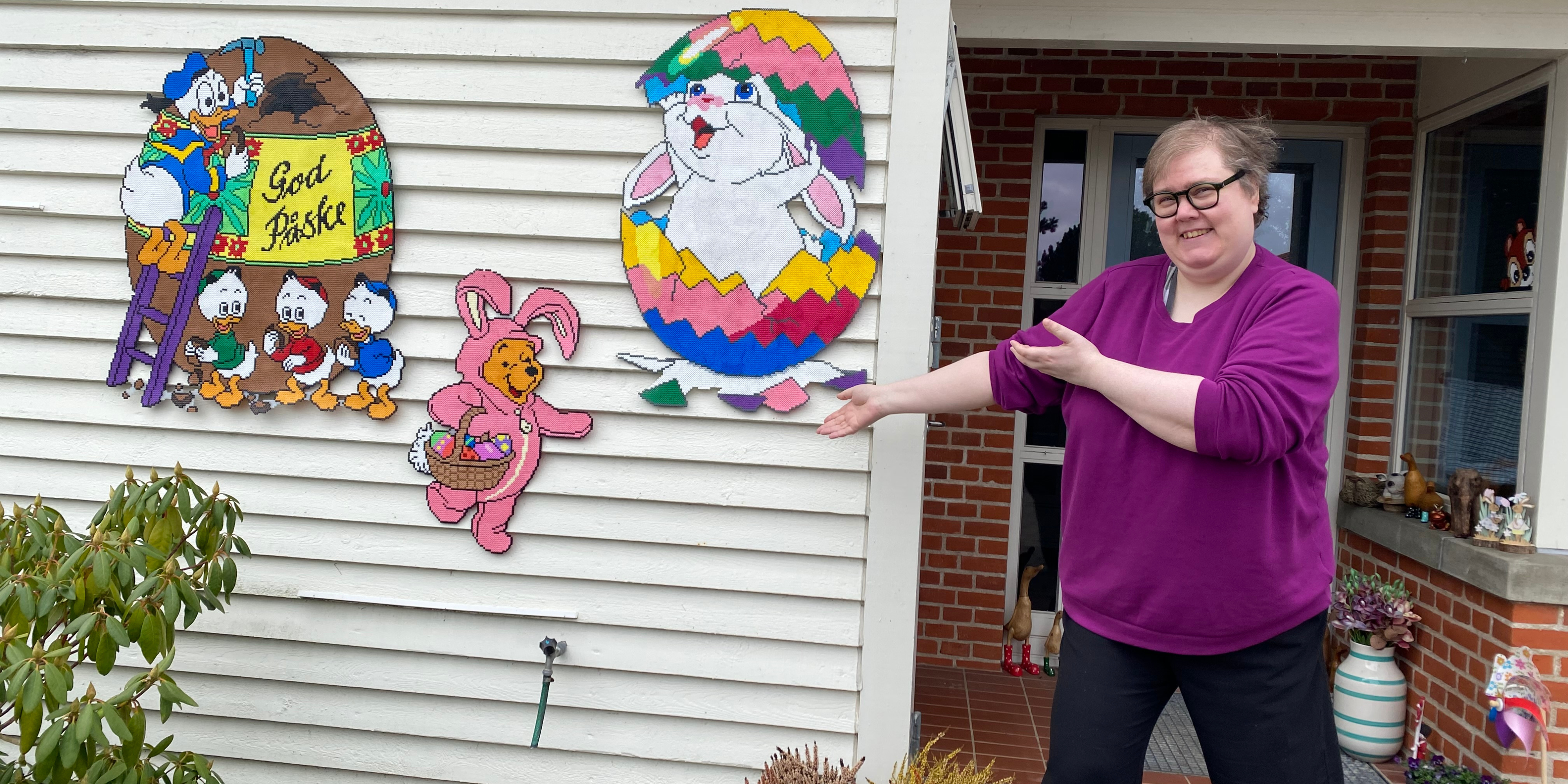 Helle med påskeæg udsmykning