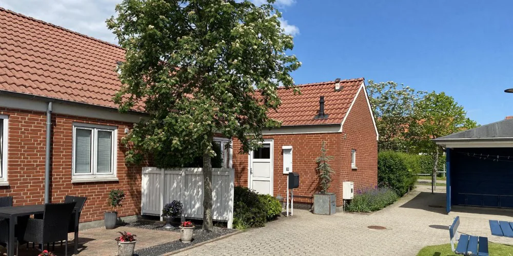 Rækkehuse i røde mursten
