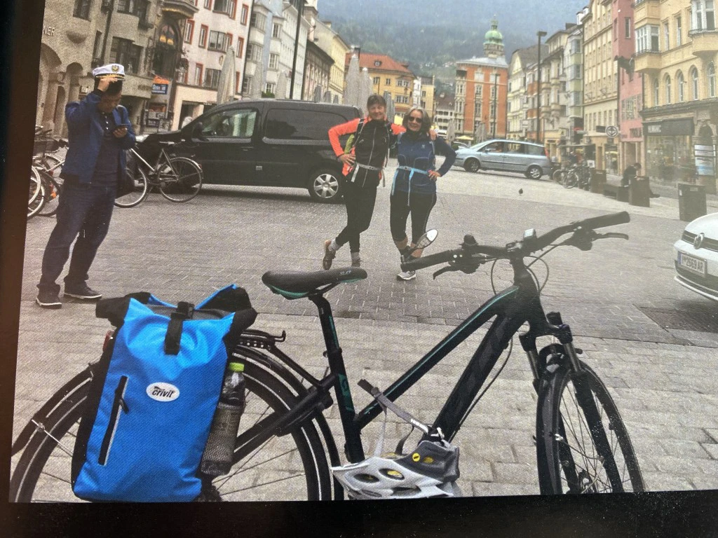 Hanne på cykelferie